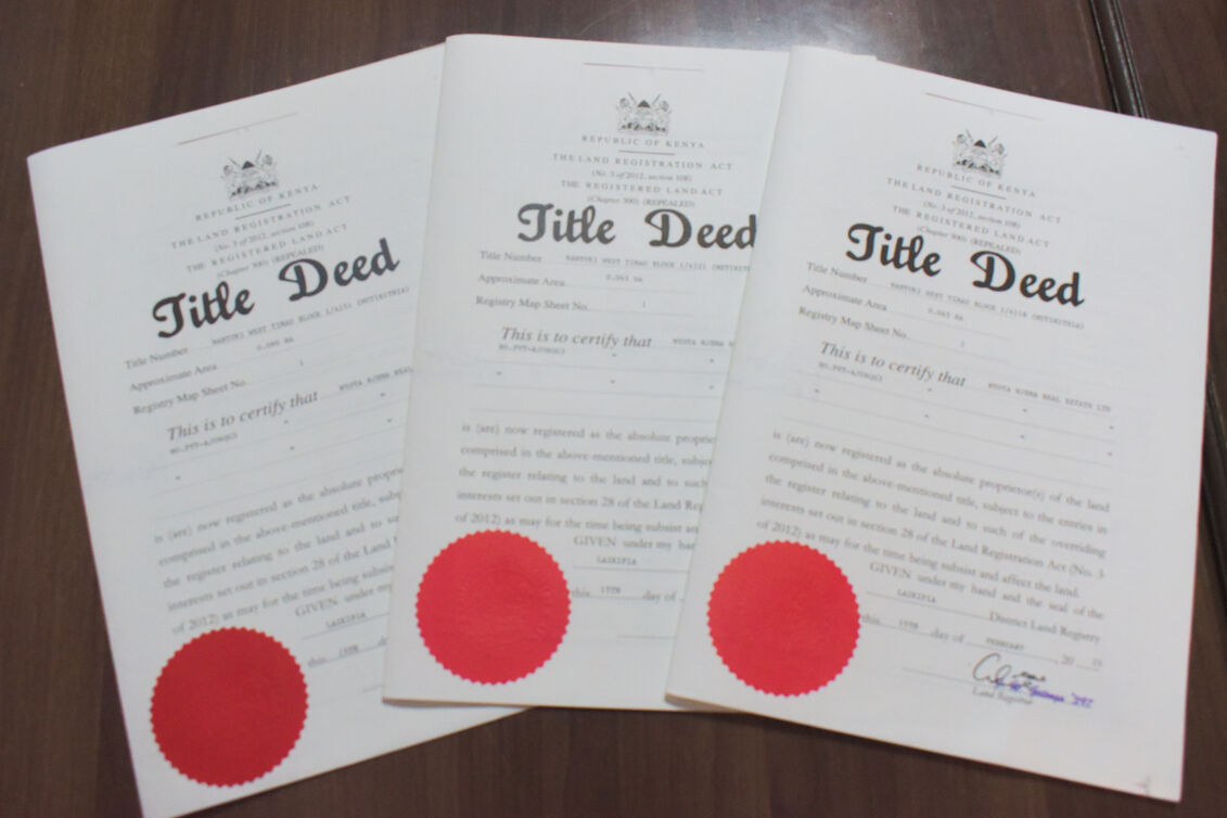 How to replace a lost title deed in Kenya